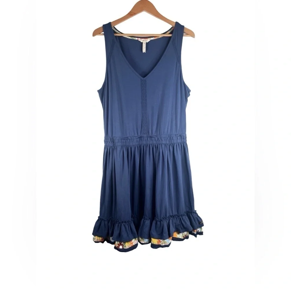 Matilda Jane Swing Time Ruffle Trim Dress Size XL Flawed - Picture 1 of 7